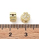 Brass Micro Pave Cubic Zirconia Beads KK-C040-03G-3