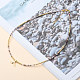 Collares de cuentas y conjuntos de collares con colgante NJEW-JN03076-01-8