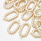 Colgantes de perlas de imitación de plástico abs PALLOY-T071-028-1