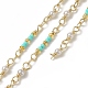 Perles d'imitation en plastique faites à la main et chaînes de perles rondes CHC-C026-31-1