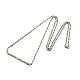 Fashionable 304 Stainless Steel Rope Chain Necklace Making STAS-A028-N039-L-2