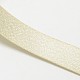Ruban de gros-grain de fil argent brillant pour décoration du festival SRIB-L013-16mm-815-2