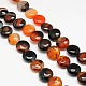 Natural Striped Agate/Banded Agate Beads Strands G-P048-04-2