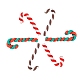 Cabujones de arcilla polimérica hechos a mano con tema navideño de 60 colores CLAY-CJ0001-31-1