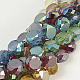 Electorplated Glass Beads EGLA-H002-D-M-1