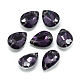 Pointed Back Glass Rhinestone Links connectors RGLA-T022-10x14mm-17-1