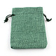 Bolsas con cordón de imitación de poliéster bolsas de embalaje ABAG-R005-17x23-07-1