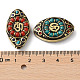Handmade tibetischen Stil Perlen KK-G473-01AG-4