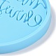 Bola de navidad con moldes de silicona colgante de palabra DIY-K051-15-4