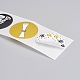 Etiquetas autoadhesivas de etiquetas de regalo de papel kraft DIY-G013-A02-4