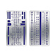 Fingerinspire 2 pz 2 stile personalizzato 304 stampini per fustelle in acciaio inossidabile DIY-FG0001-94-1