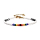 Bracelet de perles de graines de verre pour fille femme BJEW-JB06883-01-1