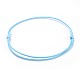 Fabrication de bracelet en corde de polyester ciré coréen écologiques BJEW-JB04256-09-3