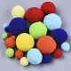 Diy Puppe Handwerk Polyester hoch-elastischen Pom Pom Ball AJEW-R093-06-2