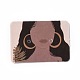 Rectangle Paper Jewelry Display Cards for One Pair Earring Storage CDIS-C004-06D-1