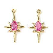 Латунные микро проложить кубического циркония подвески KK-M277-08G-07
