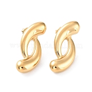 Серьги-гвоздики из нержавеющей стали 304 EJEW-H115-32G