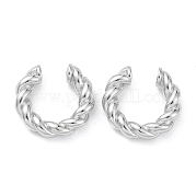 Серьги-каффы из латуни для женщин и мужчин EJEW-K245-10P
