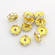Латунные бусины разделители для поставки стразов RB-A014-Z10mm-28G