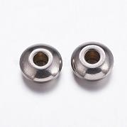 Устойчивые к потускнению бусины из нержавеющей стали 201 STAS-K146-068-6mm