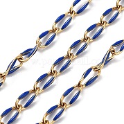 304 handgefertigte Perlenkette aus Edelstahl CHS-K019-02G-01