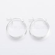 Серьги-кольца из нержавеющей стали 304 EJEW-H327-02A