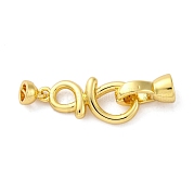 Латунь раз по сравнению с застежками KK-U059-23G