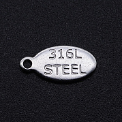 Не тускнеющие подвески из нержавеющей стали 201 STAS-S105-T804