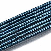 Гальванизировать немагнитных синтетический гематит бисер пряди G-T114-57-04