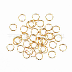 304 Stainless Steel Open Jump Rings X-STAS-H396-A-01G