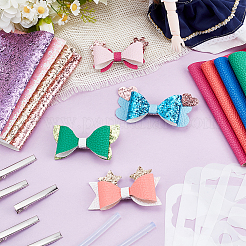 DIY-Sets zur Herstellung von Haarspangen aus Eisen mit Krokodilklemmen&nbsp;DIY-PH0030-75
