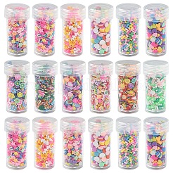 48g 6 Arten handgefertigte Fimo-Cabochons&nbsp;CLAY-YW0002-23
