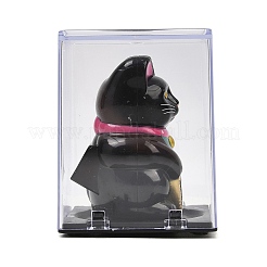 Maneki-neko-Figuren aus ABS-Kunststoff mit Solarantrieb&nbsp;DJEW-B017-01B-04