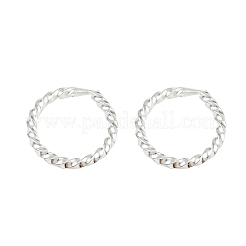 Pendientes de aro con aro giratorio de latón&nbsp;EJEW-F378-01S