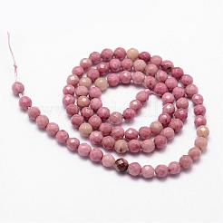 Perline Rhodonite naturale fili&nbsp;G-D840-16-6mm