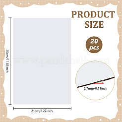 20 Stück Wellpappeblätter&nbsp;DIY-PH0033-55A