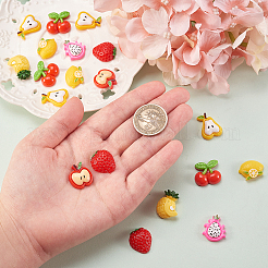 80 Stück 8 Arten Harz Cabochons&nbsp;RESI-CJ0001-213
