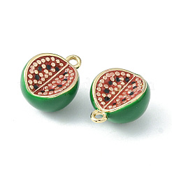 Messing Emaille Anhänger / charms&nbsp;KK-G462-21LG