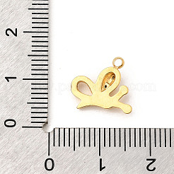 Ciondoli in strass in acciaio inossidabile 304&nbsp;STAS-P431-11G