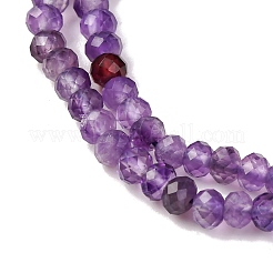 Natürlichen Amethyst Perlen Stränge&nbsp;G-N342-24-01