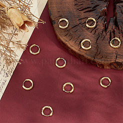 10 paire de boucles d'oreilles créoles en acier inoxydable 304 avec placage ionique (IP)&nbsp;EJEW-BBC0002-19A