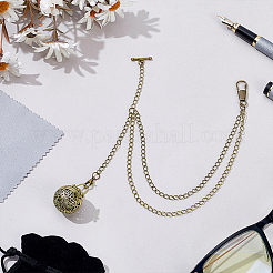 Decorazioni pendenti in gabbia di perline vuote in ottone&nbsp;HJEW-PH02506