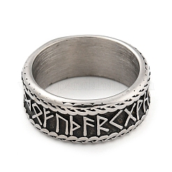 Anillo de acero inoxidable 304&nbsp;RJEW-B055-03AS-05