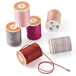 6 Rolle 6 Farben Polyester-Metallic-Faden&nbsp;OCOR-TA0002-82A