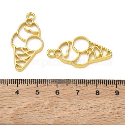 Legierung offene zurück Lünette Anhänger&nbsp;PALLOY-F321-02C-G