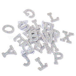 Parches de rhinestone de resina de alfabeto&nbsp;DIY-TAC0005-45D