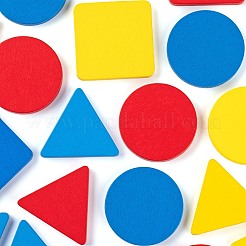 90pcs 9 cabochons en bois de style&nbsp;WOOD-LS0001-23