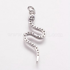 Colgantes de Latón Cubic Zirconia&nbsp;KK-P134-27P