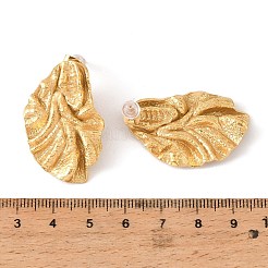 Boucles d'oreilles à tige texturées en acier inoxydable 304&nbsp;EJEW-Z173-04G