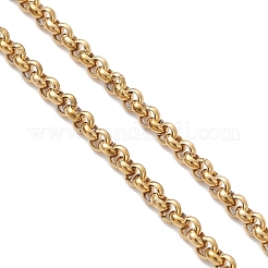 Herstellung eines Rolo-Kettenarmbands aus 4 mm Edelstahl 304&nbsp;AJEW-JB01464-01